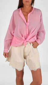 Camicia over mussola T.