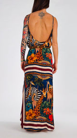 Abito sottoveste giraffe Vic.