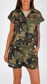 Camicia camu cabochon T.