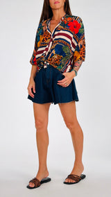 Camicia giraffe Vic.
