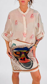 Camicia organza animals H.