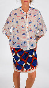 Camicia organza palme bu H.