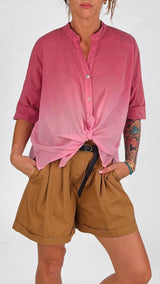 Camicia basic mussola sfumata H.