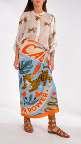 Gonna pareo tigre power H.