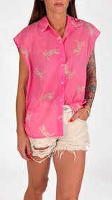 Camicia smanicata giaguari Vic.