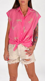 Camicia smanicata giaguari Vic.