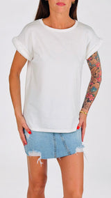 T-shirt giro imbottito Vic.