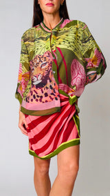 Camicia tigre e fiore H. Limited ed.