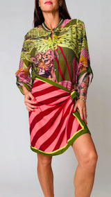 Camicia tigre e fiore H. Limited ed.