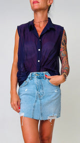 Camicia smanicata organza H.