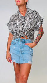 Camicia mussola leo Twin