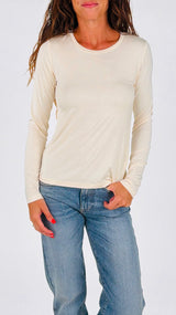 Maglia girocollo borotalco viscosa You