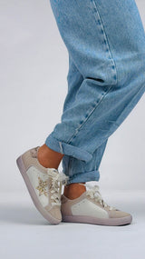 Sneaker laccio organza