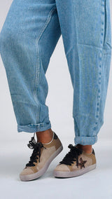 Sneaker laccio organza