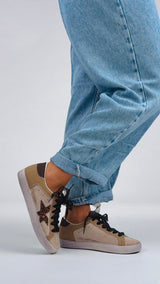 Sneaker laccio organza
