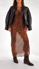 Abito georgette leo T.