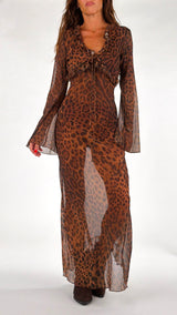 Abito georgette leo T.