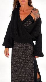 Pull costa inglese incrociato Kiki