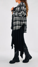 Camicia jacquard check K.