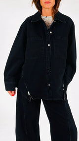 Camicia jacket nero Ophelia