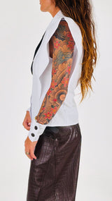 Camicia popeline cravatta cocco H.