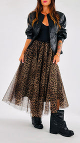 Gonna ruota tulle leo T.