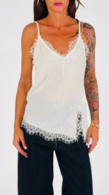Top lingerie crêpe T.