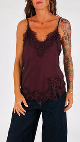 Top lingerie crêpe T.