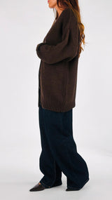 Cardigan ricamo rilievo Vic.