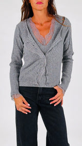 Cardigan costa+pizzo Vic.