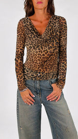 Maglia gronda tulle leo T.