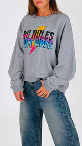 Felpa no rules Vic.