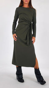 Abito jersey nodo laterale H.
