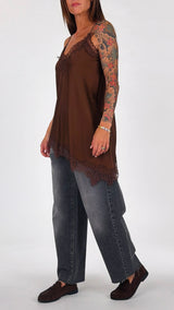 Top lingerie punta H.