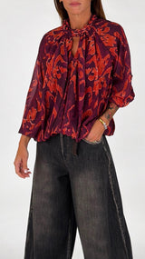 Camicia collo torchon