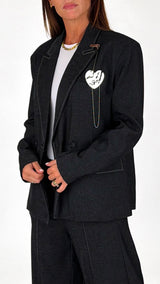 Giacca viscosa denim You