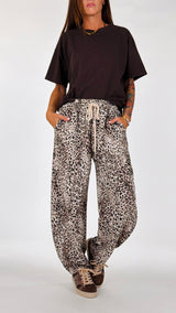 Pantalone felpa Cleo animalier