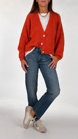 Cardigan bottone perla H.