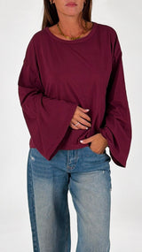 T-shirt scatolina manica calla H.