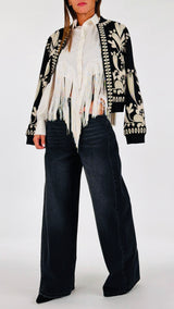 Camicia corta frange H.