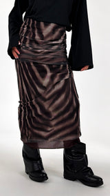 Gonna tulle zebrato H.