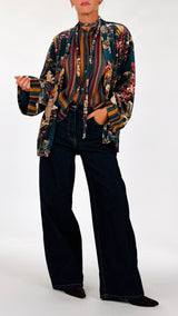 Kimono ciniglia jungle H.