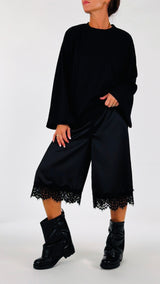 Bermuda raso pizzo T.