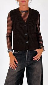 Gilet costa inglese alpaca Vic.