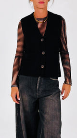 Gilet costa inglese alpaca Vic.