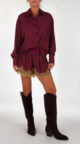 Short righe pizzo H.