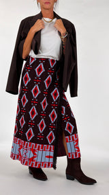 Gonna jacquard etnico T.