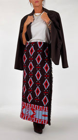 Gonna jacquard etnico T.
