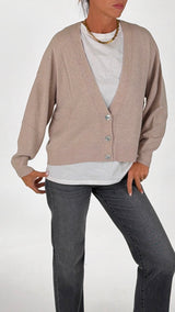 Cardigan integrale 3 bottoni H.