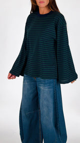 T-shirt scatolina calla righe T.